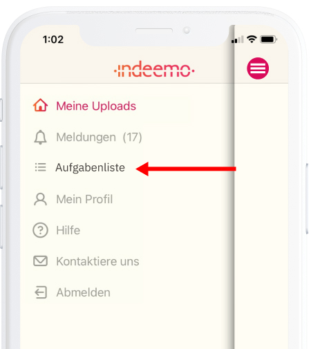 indeemo menu